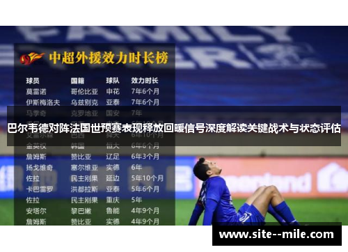 巴尔韦德对阵法国世预赛表现释放回暖信号深度解读关键战术与状态评估