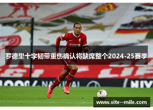 罗德里十字韧带重伤确认将缺席整个2024-25赛季